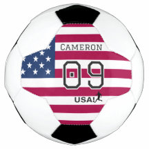 Patriotic American Athlete Shield Stars Stripes