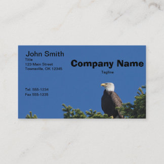Patriotic American Bald Eagle Business Card
