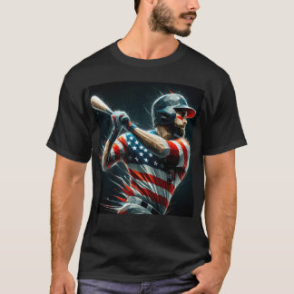 Patriotic American Baseball T-Shirt