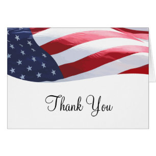 Patriotic American Business Thank You Cards