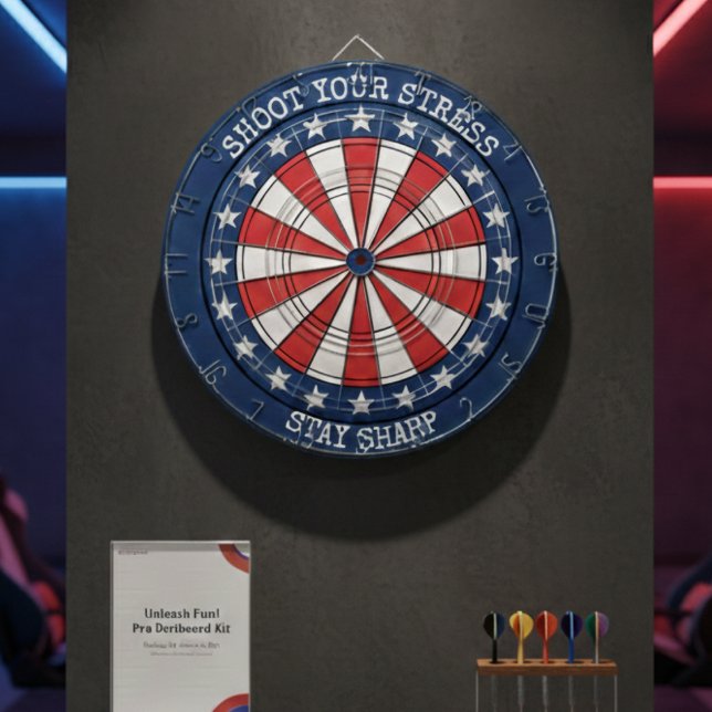 Patriotic American Dartboard Wall Art Design (Creator Uploaded)