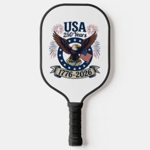 Patriotic American Eagle 250 Years 1776-2026 Pickleball Paddle
