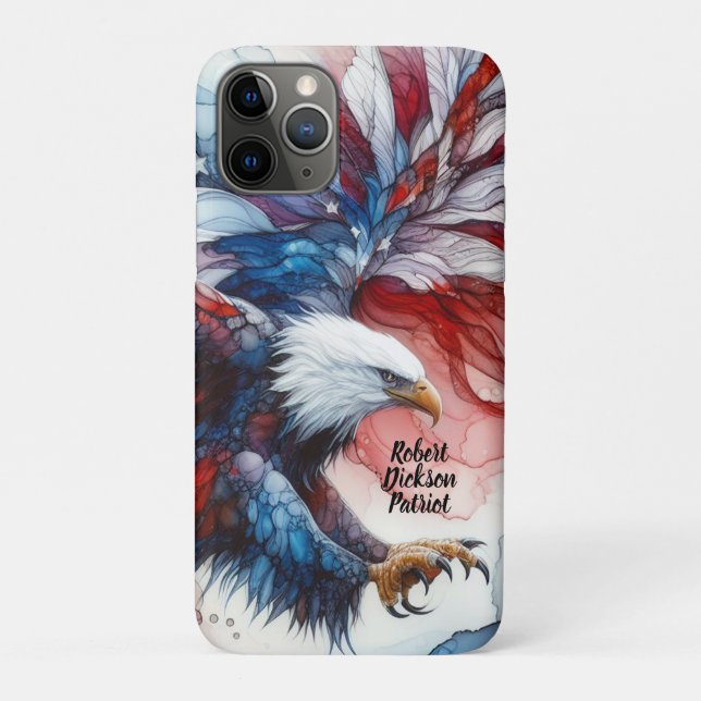 Patriotic American Eagle Case-Mate iPhone Case (Back)