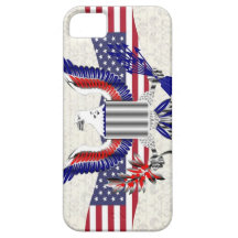 Patriotic American eagle