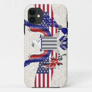 Patriotic American eagle iPhone 11 Case