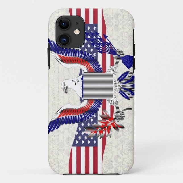 Patriotic American eagle Case-Mate iPhone Case (Back)