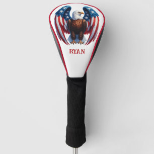 Patriotic American Eagle Golf Head Cover
