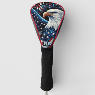 Patriotic American Eagle Golf Head Cover