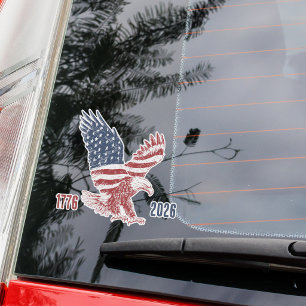 Patriotic American Eagle Happy 250th Anniversary