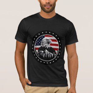 Patriotic American Eagle Happy 250th Anniversary T-Shirt