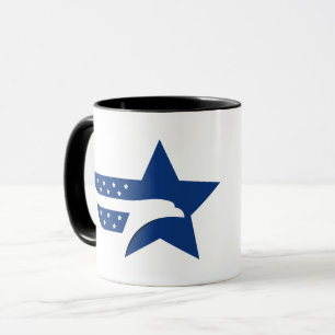 Patriotic American Eagle Star Mug