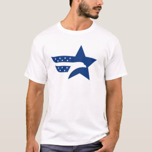 Patriotic American Eagle Star T-Shirt