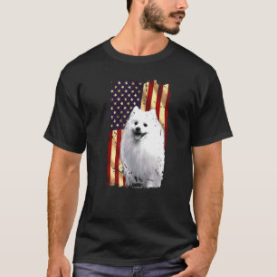 Patriotic American Eskimo American Flag July 4th D T-Shirt