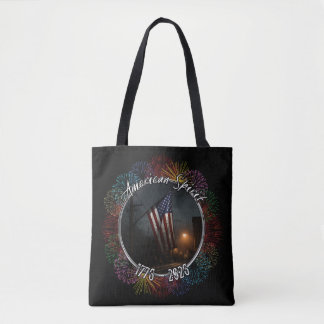 Patriotic American Flag 1776 - 2026 Travel Tote Bag