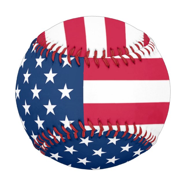 Patriotic American Flag Baseball (Front)