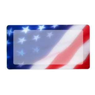 Patriotic American Flag Blank