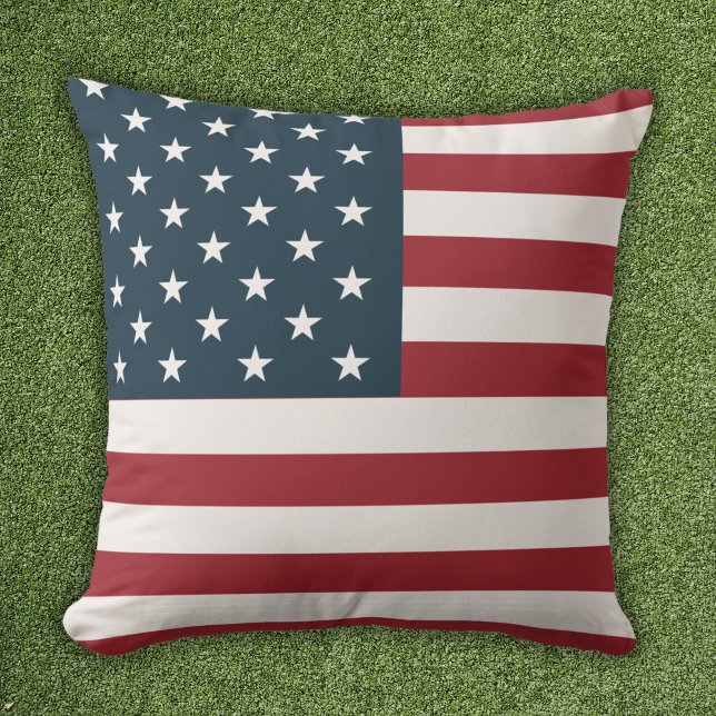 Patriotic American Flag Cushion (Creator Uploaded)