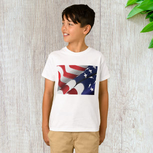 Patriotic American Flag Design Stars and Stripes  T-Shirt