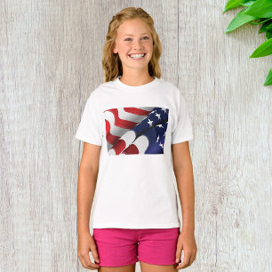 Patriotic American Flag Design Stars and Stripes  T-Shirt