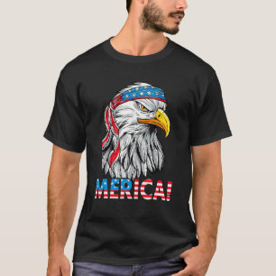 Patriotic American Flag Eagle Pride 4th Of July Re T-Shirt