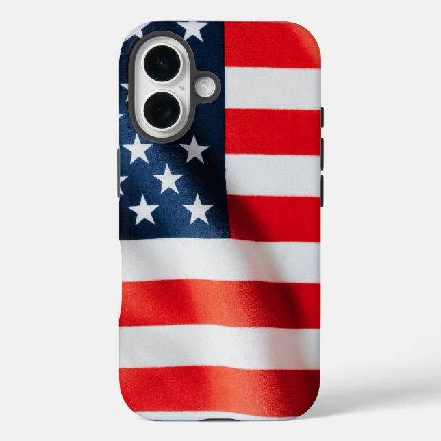 Patriotic American Flag iPhone Case – USA (Back)