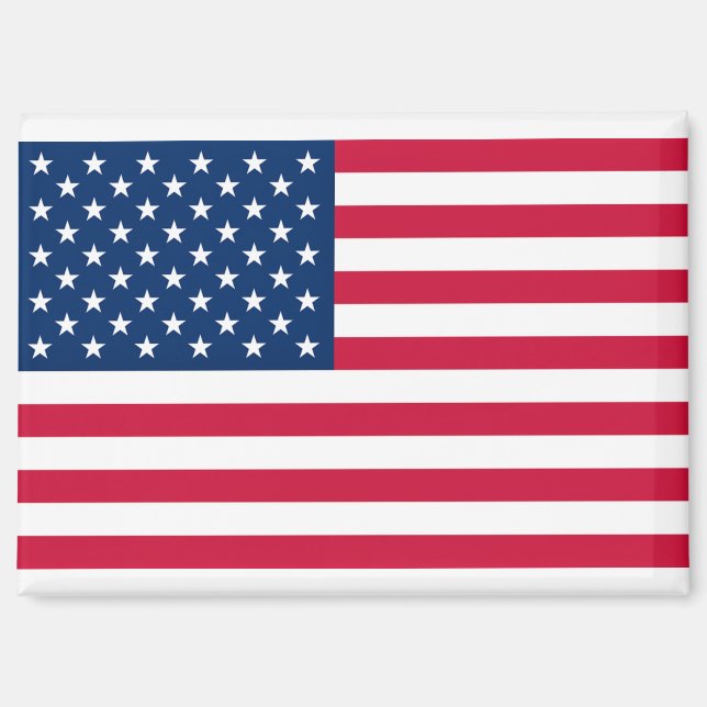Patriotic American Flag Magnet (Front)
