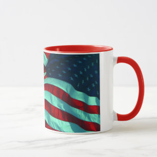 Patriotic American Flag Mug