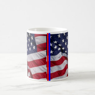 Patriotic American Flag Mug