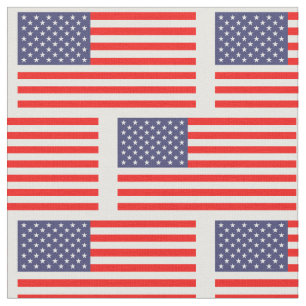 Patriotic American flag pattern DIY fabric textile