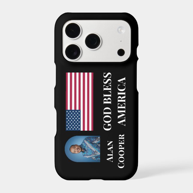 Patriotic American Flag Personalised (Back)
