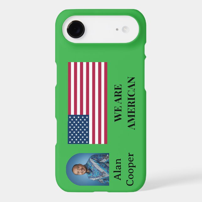 Patriotic American Flag Personalized (Back)
