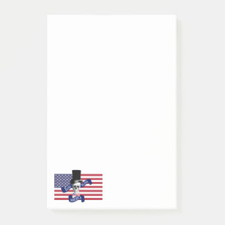Patriotic American flag Post-it Notes