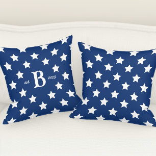 Patriotic American Flag Stars and Stripes Cushion