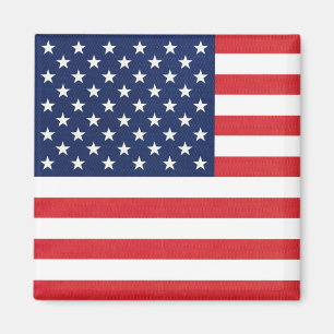 Patriotic American Flag Stars and Stripes  Magnet