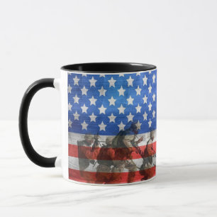 Patriotic American Flag Statue of Liberty  Mug