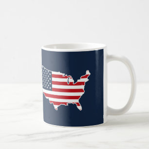 Patriotic American Flag United States Mug