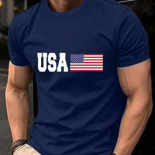 Patriotic American Flag USA T-Shirt