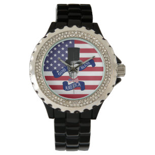 Patriotic American flag Watch
