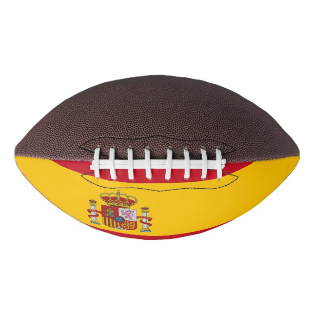 Patriotic american football flag of Spain (Front)