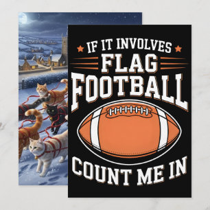 Patriotic American Football Helmet USA Holiday Card