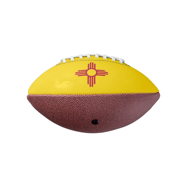 Patriotic american football  New Mexico flag (Rotated 270)