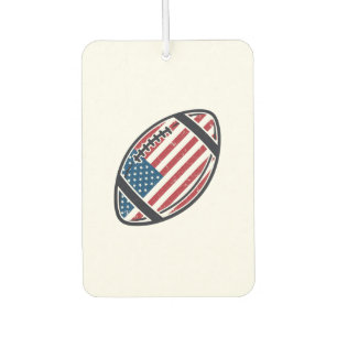 Patriotic American Football Vintage Vector Design_ Car Air Freshener
