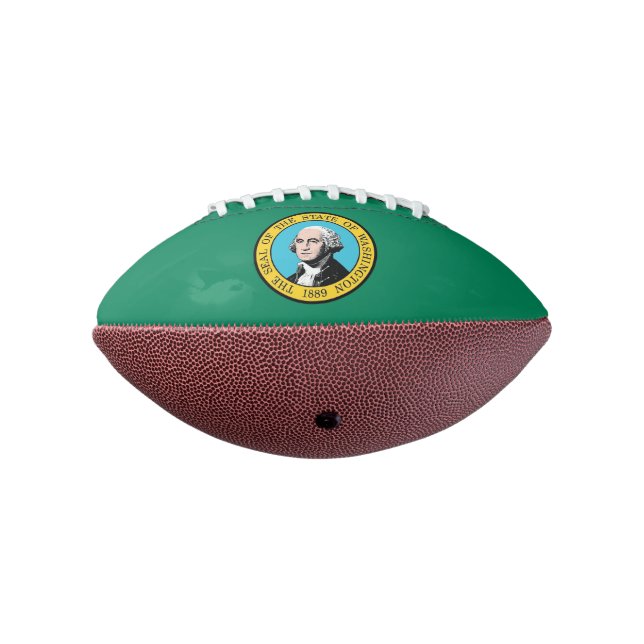 Patriotic american football Washington State flag (Rotated 270)