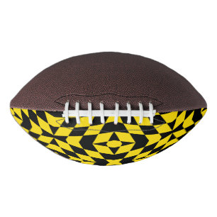Patriotic american football with flag of Munich