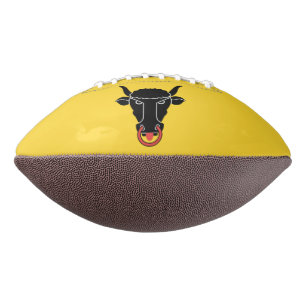 Patriotic american football with flag of Uri