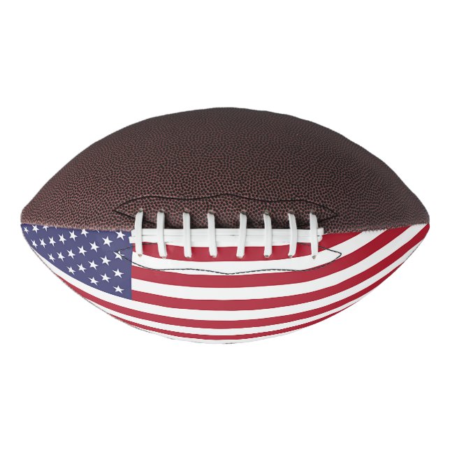 Patriotic american football with flag of USA (Front)