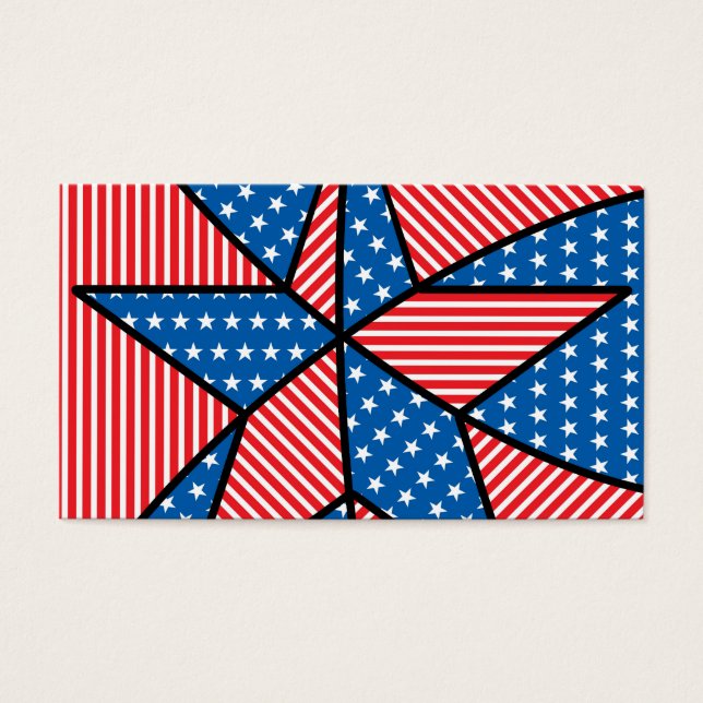 Patriotic American star (Front)