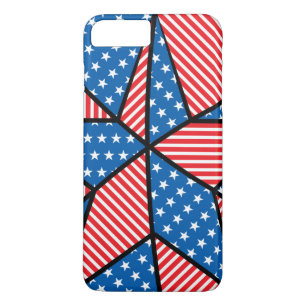Patriotic American star iPhone 8 Plus/7 Plus Case