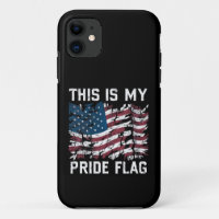 Patriotic American This Is My Pride Flag USA
