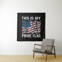 Patriotic American This Is My Pride Flag USA